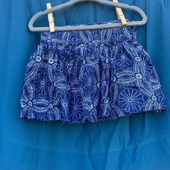 Navy blue floral paisley Genuine Kids for OshKosh skirt size 2T - Picture 2 of 5